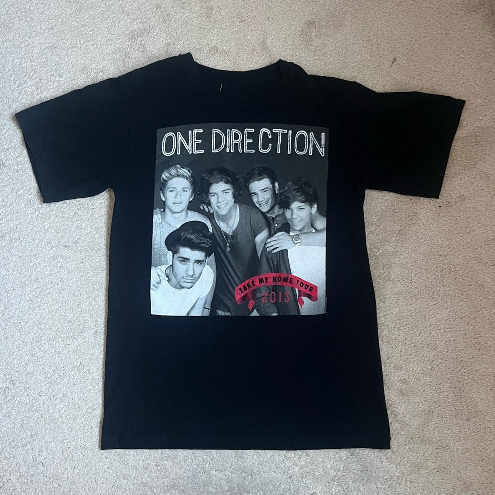 One Direction 2013 Take Me Home Tour merch tee